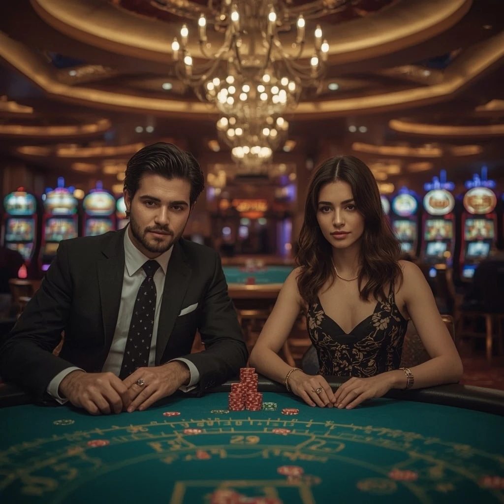 Deux joueurs de poker dans un Spin Granny Casino